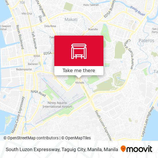 South Luzon Expressway, Taguig City, Manila map