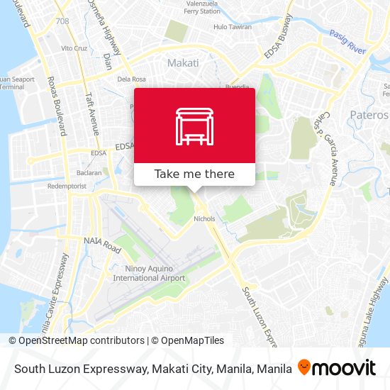 South Luzon Expressway, Makati City, Manila map