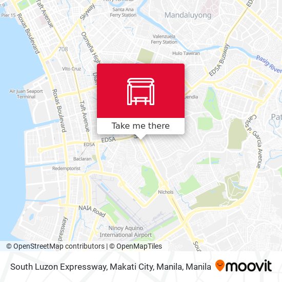 South Luzon Expressway, Makati City, Manila map