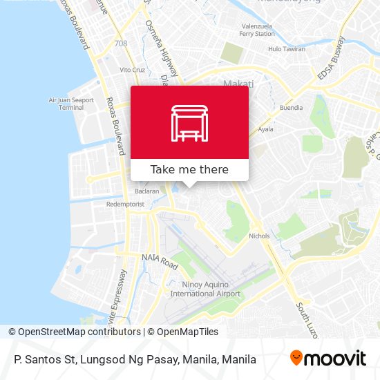 P. Santos St, Lungsod Ng Pasay, Manila map