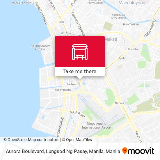 Aurora Boulevard, Lungsod Ng Pasay, Manila map