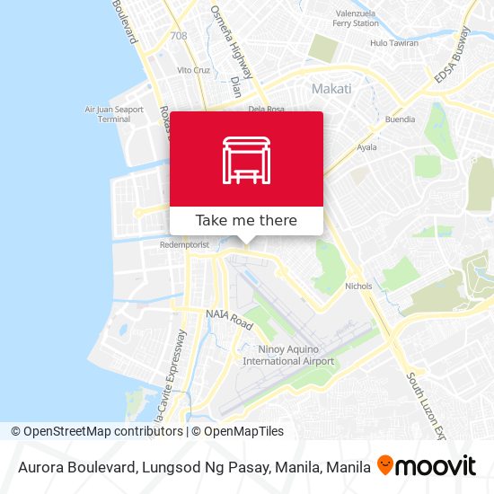 Aurora Boulevard, Lungsod Ng Pasay, Manila map