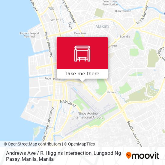 Andrews Ave / R. Higgins Intersection, Lungsod Ng Pasay, Manila map