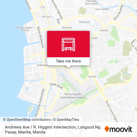 Andrews Ave / R. Higgins Intersection, Lungsod Ng Pasay, Manila map