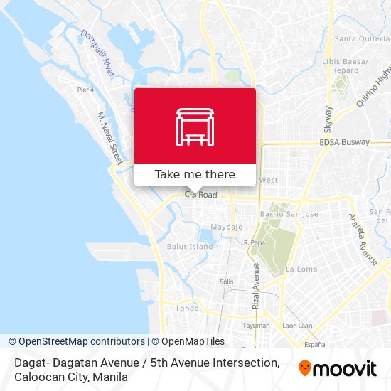Dagat- Dagatan Avenue /  5th Avenue Intersection, Caloocan City map