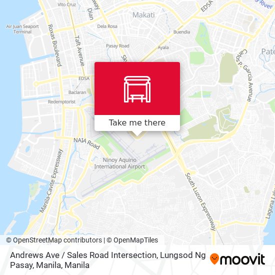 Andrews Ave / Sales Road Intersection, Lungsod Ng Pasay, Manila map