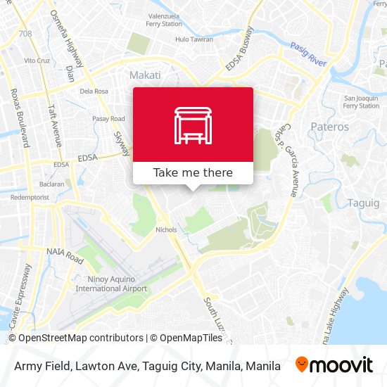 Army Field, Lawton Ave, Taguig City, Manila map