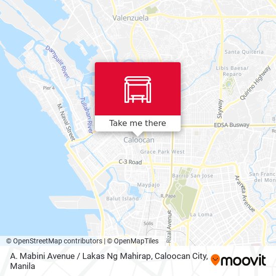 A. Mabini Avenue / Lakas Ng Mahirap, Caloocan City map