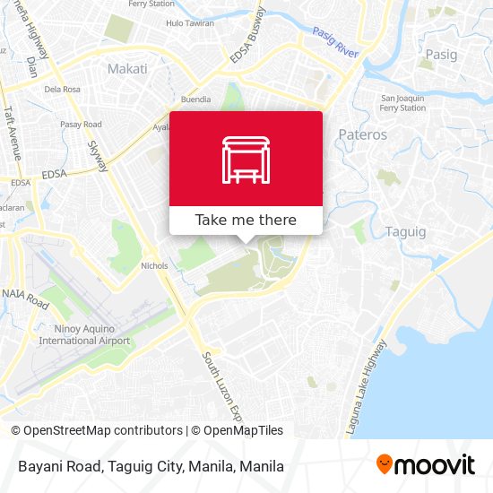 Bayani Road, Taguig City, Manila map