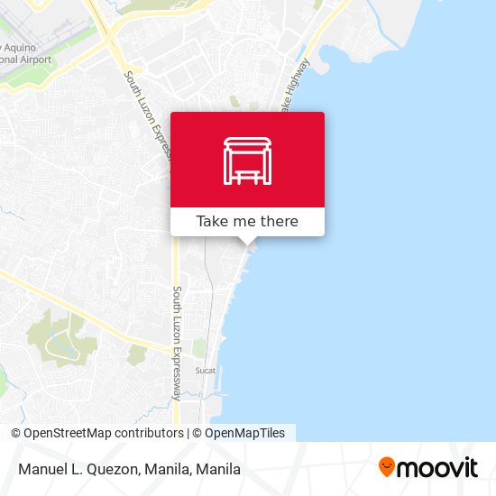 Manuel L. Quezon, Manila map