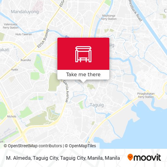 M. Almeda, Taguig City, Taguig City, Manila map