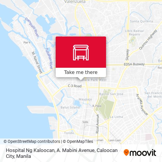 Hospital Ng Kaloocan, A. Mabini Avenue, Caloocan City map