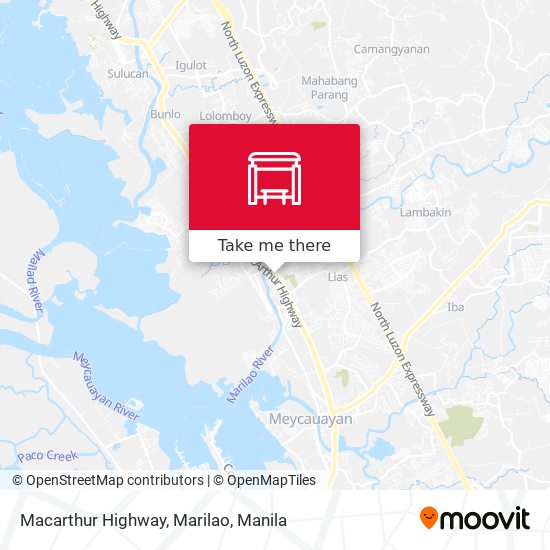 Macarthur Highway, Marilao map