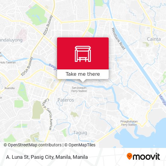 A. Luna St, Pasig City, Manila map