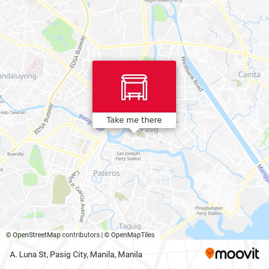 A. Luna St, Pasig City, Manila map