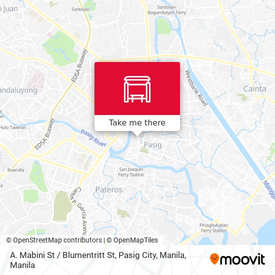 A. Mabini St / Blumentritt St, Pasig City, Manila map
