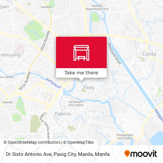 Dr Sixto Antonio Ave, Pasig City, Manila map
