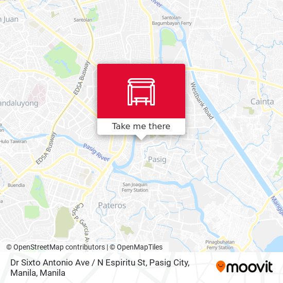 Dr Sixto Antonio Ave / N Espiritu St, Pasig City, Manila map