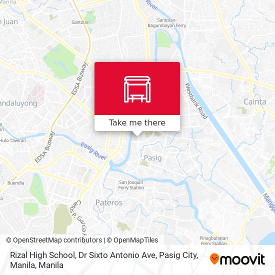 Rizal High School, Dr Sixto Antonio Ave, Pasig City, Manila map