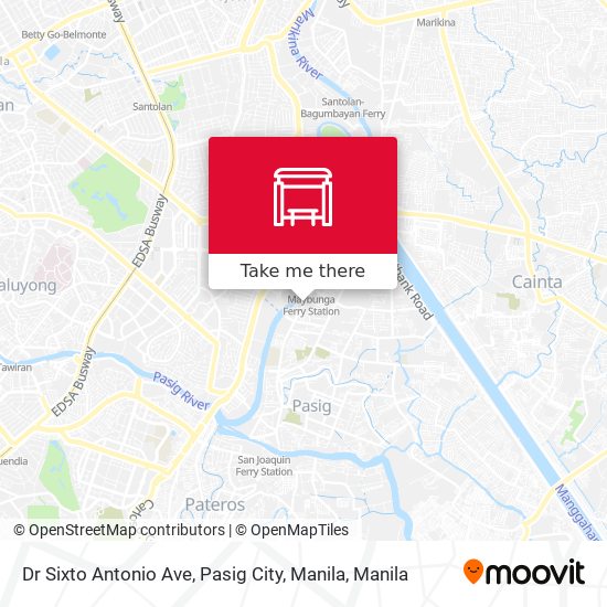 Dr Sixto Antonio Ave, Pasig City, Manila map