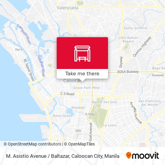 M. Asistio Avenue / Baltazar, Caloocan City map