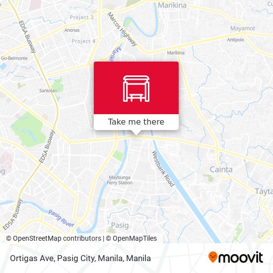 Ortigas Ave, Pasig City, Manila map