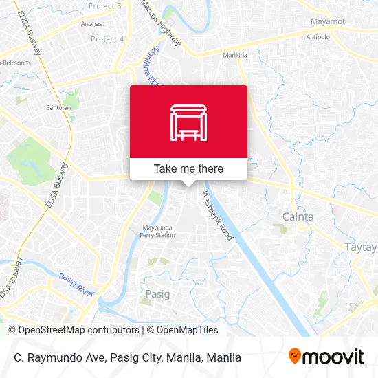 C. Raymundo Ave, Pasig City, Manila map