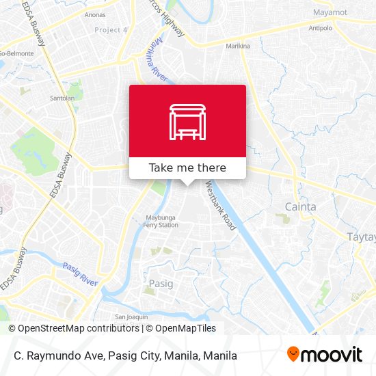 C. Raymundo Ave, Pasig City, Manila map
