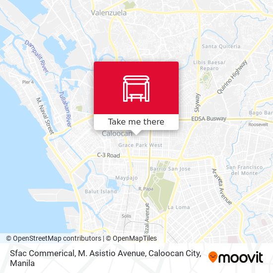 Sfac Commerical, M. Asistio Avenue, Caloocan City map