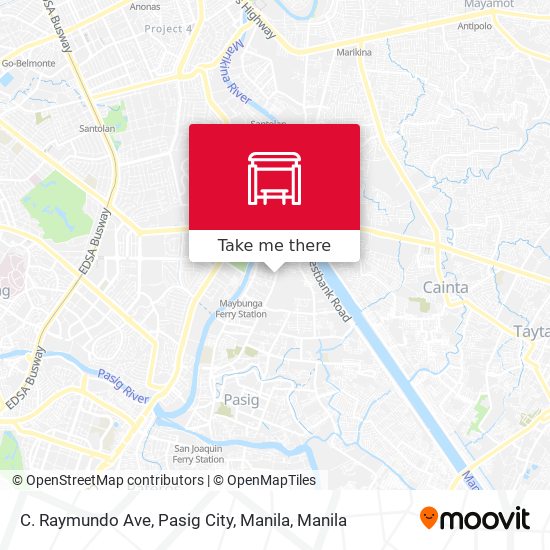 C. Raymundo Ave, Pasig City, Manila map