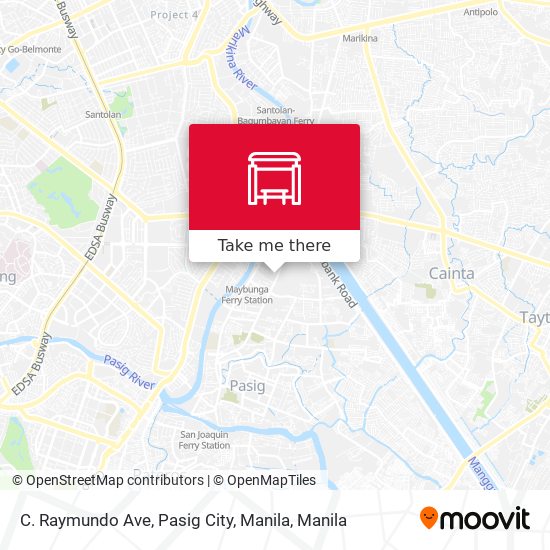 C. Raymundo Ave, Pasig City, Manila map