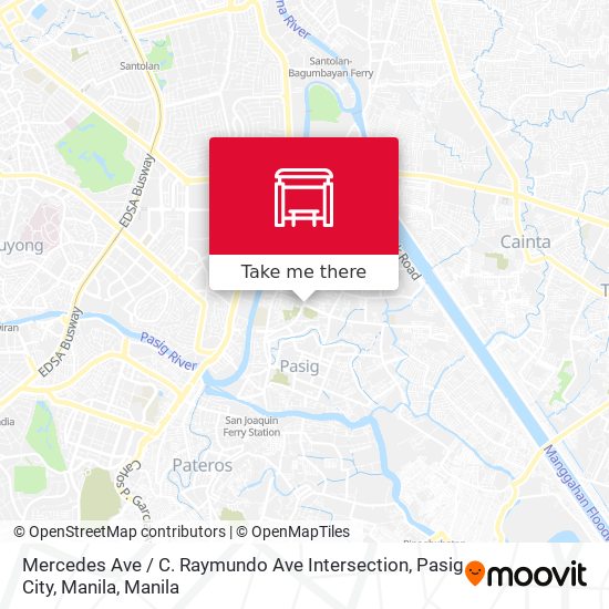Mercedes Ave / C. Raymundo Ave Intersection, Pasig City, Manila map