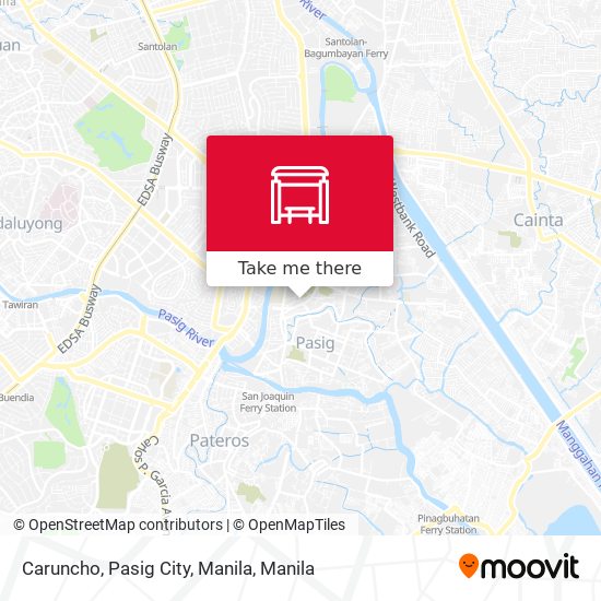 Caruncho, Pasig City, Manila map