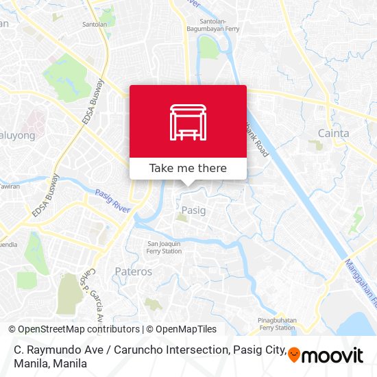 C. Raymundo Ave / Caruncho Intersection, Pasig City, Manila map