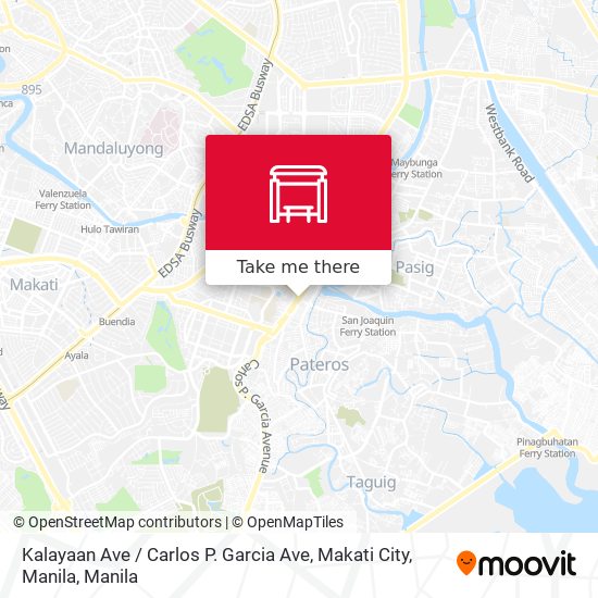 Kalayaan Ave / Carlos P. Garcia Ave, Makati City, Manila map
