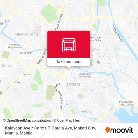 Kalayaan Ave / Carlos P. Garcia Ave, Makati City, Manila map