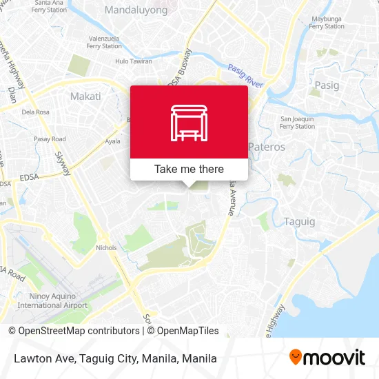 Lawton Ave, Taguig City, Manila map