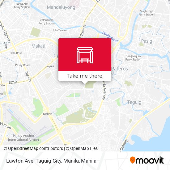 Lawton Ave, Taguig City, Manila map
