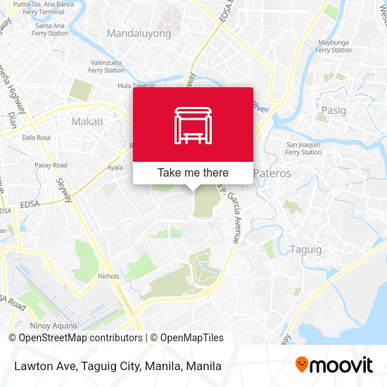 Lawton Ave, Taguig City, Manila map