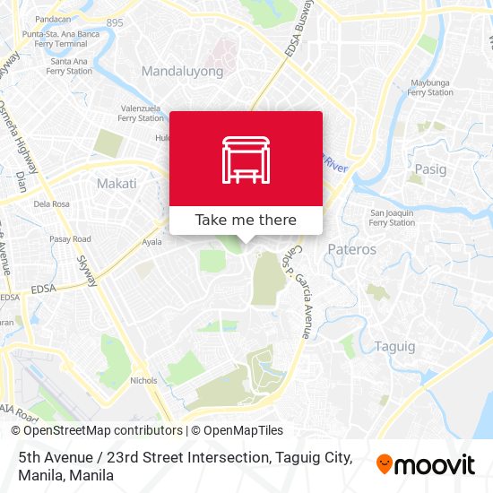 5th Avenue / 23rd Street Intersection, Taguig City, Manila map