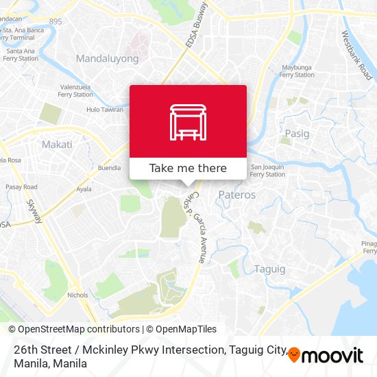 26th Street / Mckinley Pkwy Intersection, Taguig City, Manila map