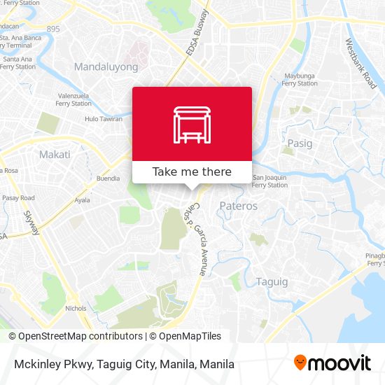 Mckinley Pkwy, Taguig City, Manila map