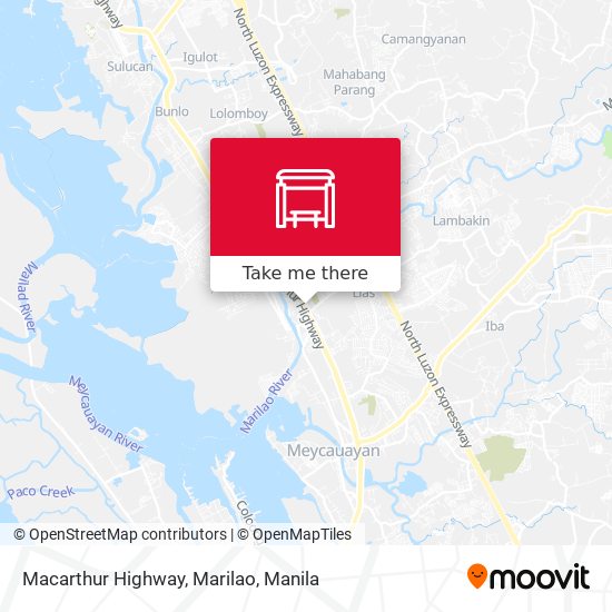 Macarthur Highway, Marilao map