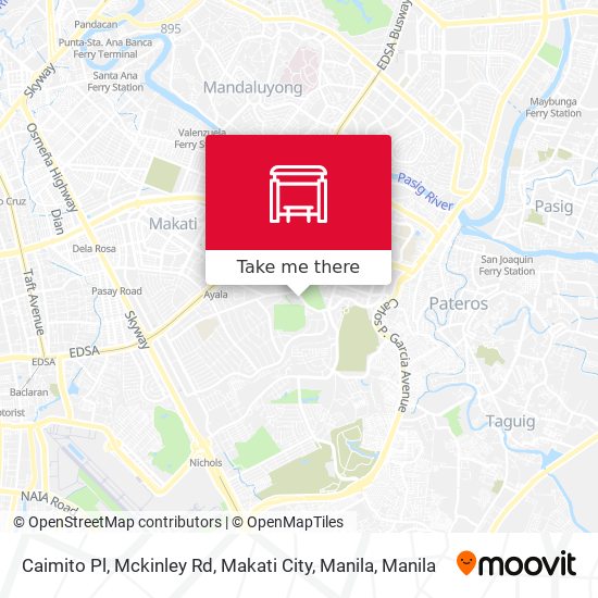 Caimito Pl, Mckinley Rd, Makati City, Manila map
