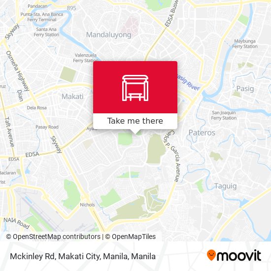 Mckinley Rd, Makati City, Manila map