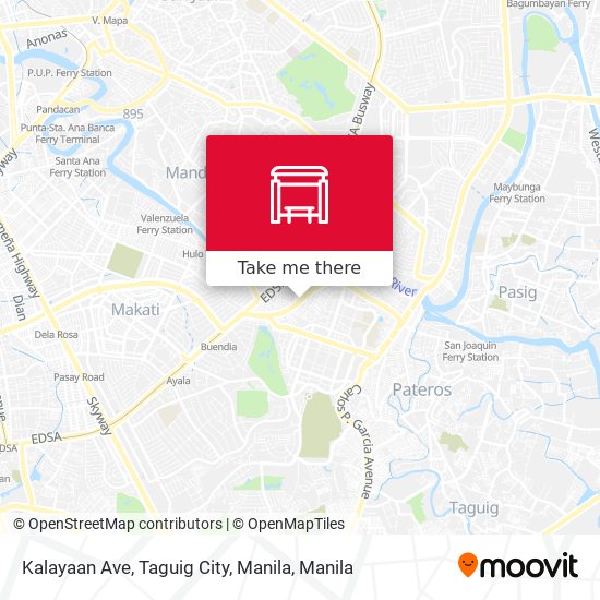 Kalayaan Ave, Taguig City, Manila map