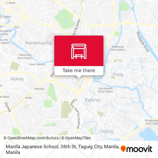 Manila Japanese School, 38th St, Taguig City, Manila map