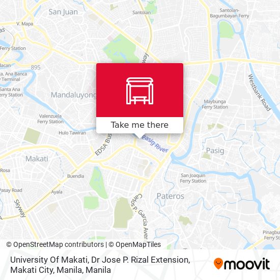 University Of Makati, Dr Jose P. Rizal Extension, Makati City, Manila map