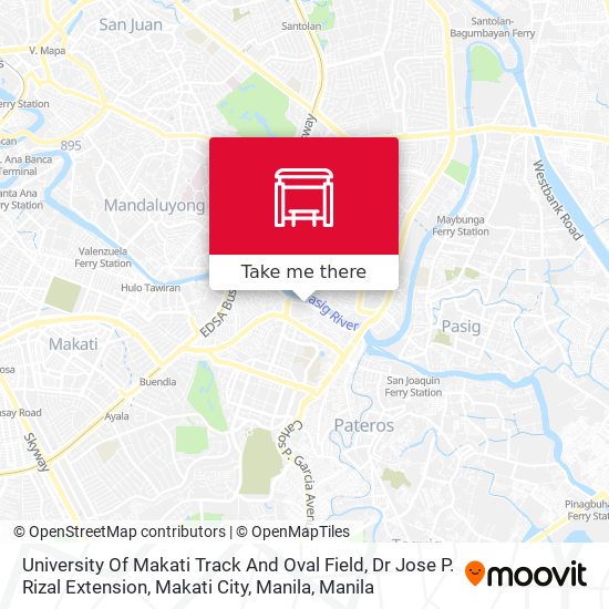 University Of Makati Track And Oval Field, Dr Jose P. Rizal Extension, Makati City, Manila map
