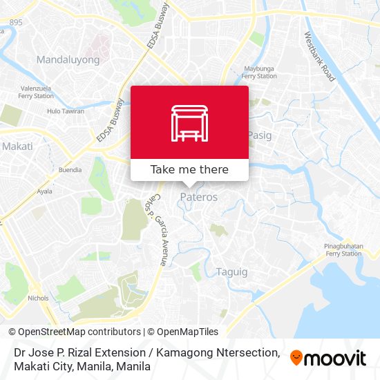 Dr Jose P. Rizal Extension / Kamagong Ntersection, Makati City, Manila map